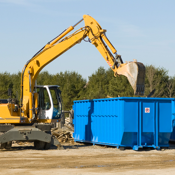 what are the rental fees for a residential dumpster in Lewellen